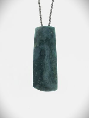 Moko Pounamu Toki NZ Genuine Nelson Blue Te Tau Ihu Greenstone - Porangahau