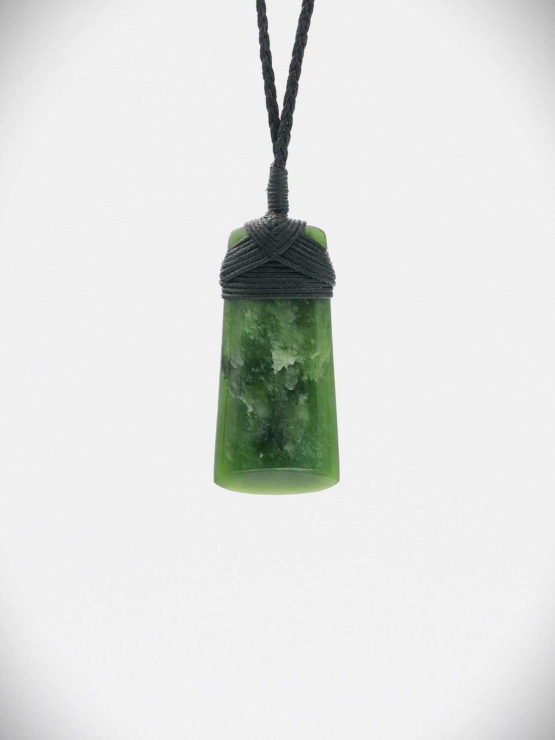 Moko Pounamu Toki NZ Genuine Kahurangi Flower Greenstone - Waiouru
