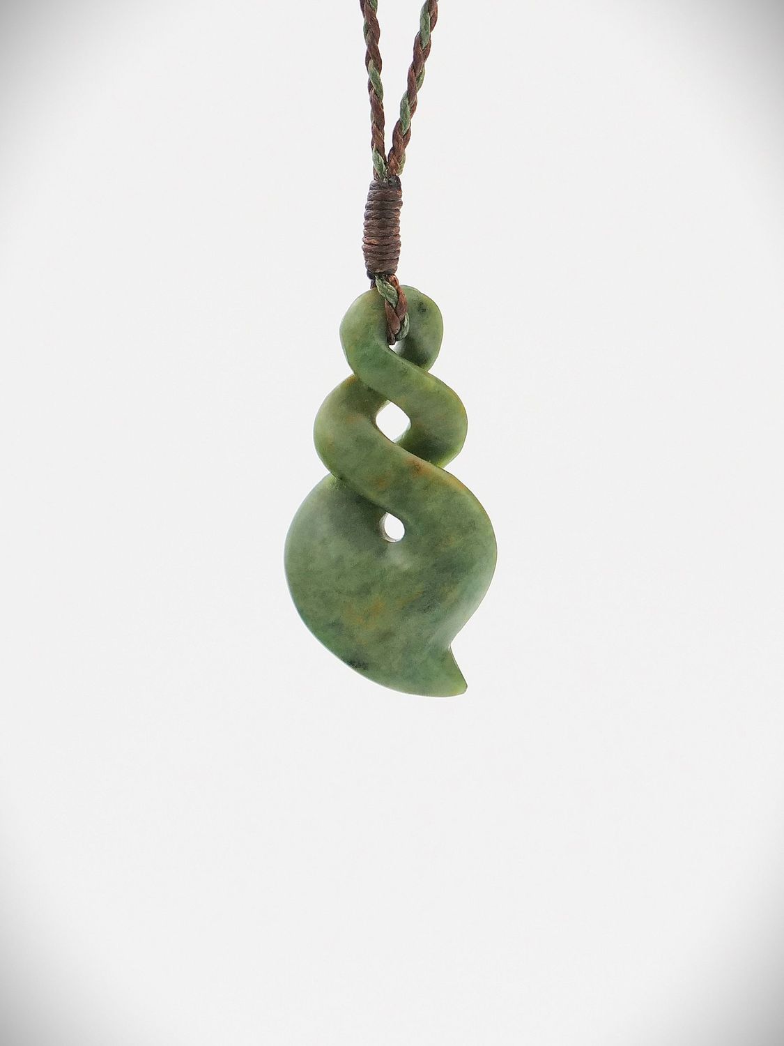 Moko Pounamu Pikorua NZ Genuine Raukaraka Greenstone - Te Mata