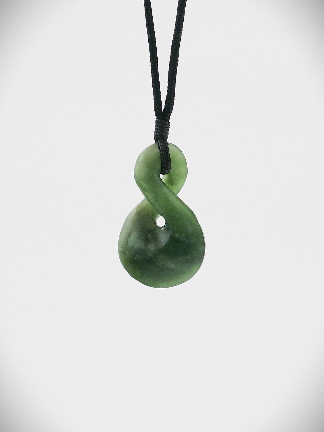 Moko Pounamu Pikorua NZ Genuine Kawakawa Greenstone - Tinakori