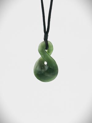 Moko Pounamu Pikorua NZ Genuine Kawakawa Greenstone - Tinakori