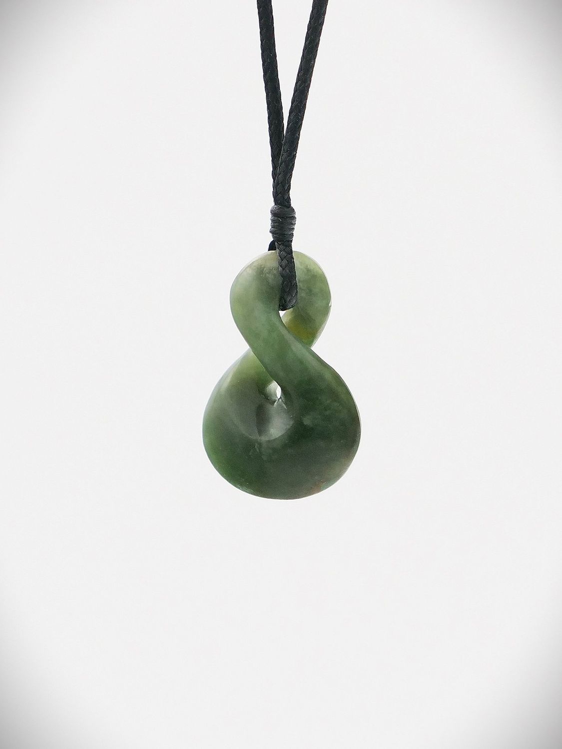 Moko Pounamu Pikorua NZ Genuine Kawakawa Greenstone - Mangarau