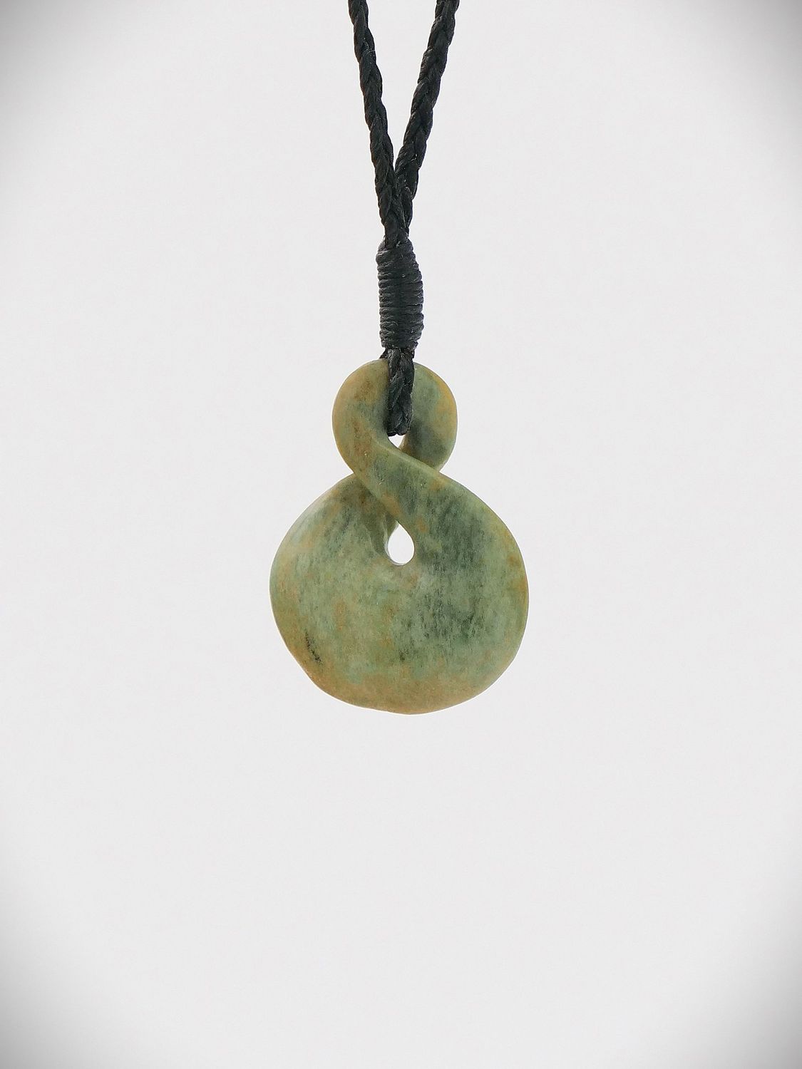Moko Pounamu Pikorua (Twist) NZ Genuine Raukaraka Greenstone - Tuki Tuki