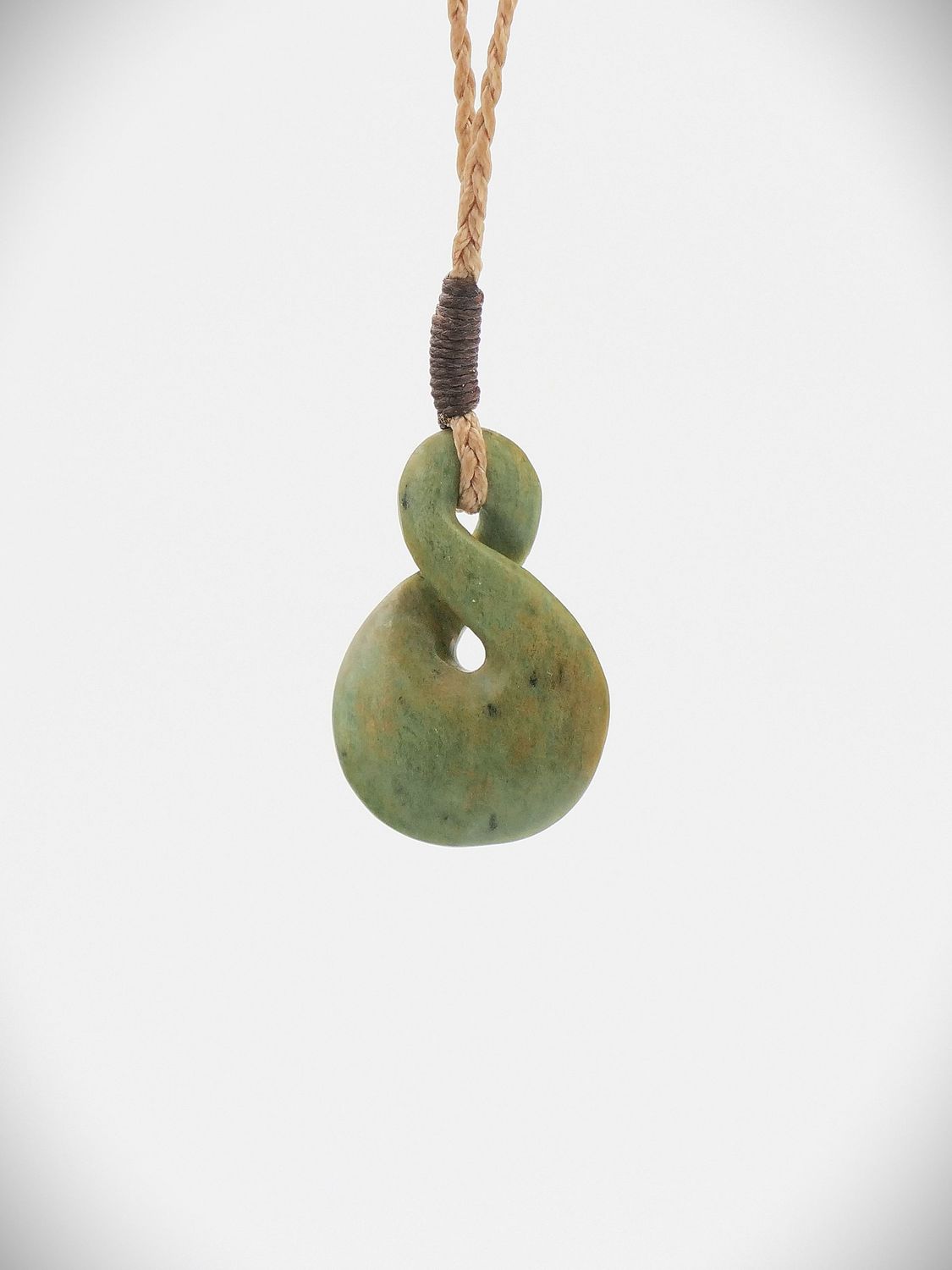 Moko Pounamu Pikorua (Twist) NZ Genuine Raukaraka Greenstone - Maraekakaho