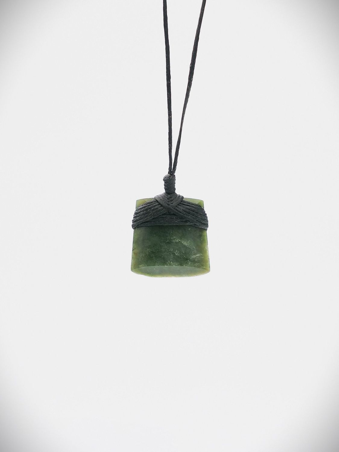 Moko Pounamu Pepe Toki NZ Genuine Kawakawa Greenstone - Waihou