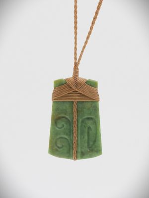 Moko Pounamu Toki NZ Genuine Kahotea Greenstone - Kotekaraka