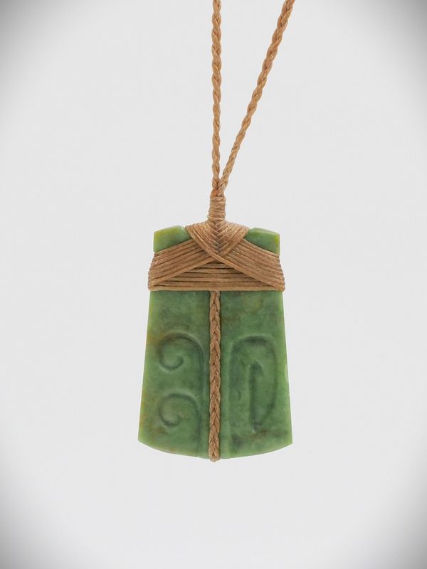 Moko Pounamu Toki NZ Genuine Kahotea Greenstone - Kotekaraka