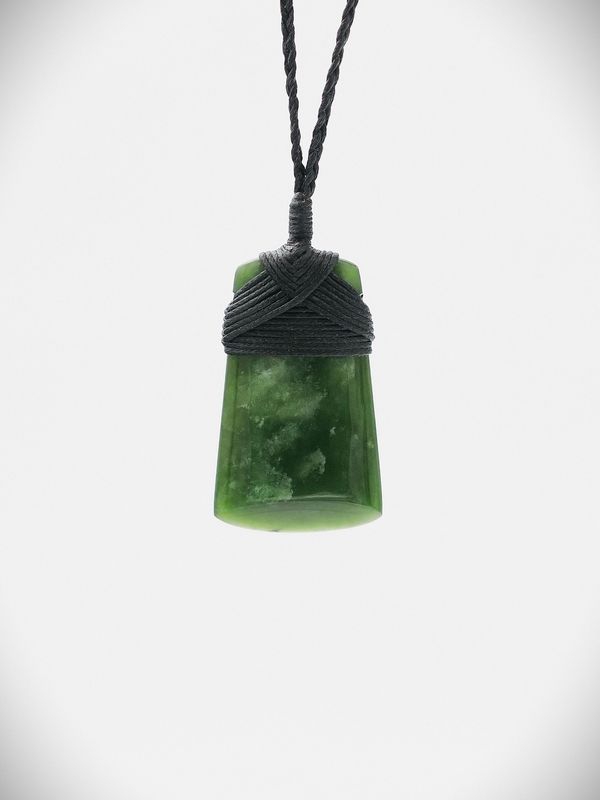 Moko Pounamu Toki NZ Genuine Kahurangi Flower Greenstone - Wairarapa