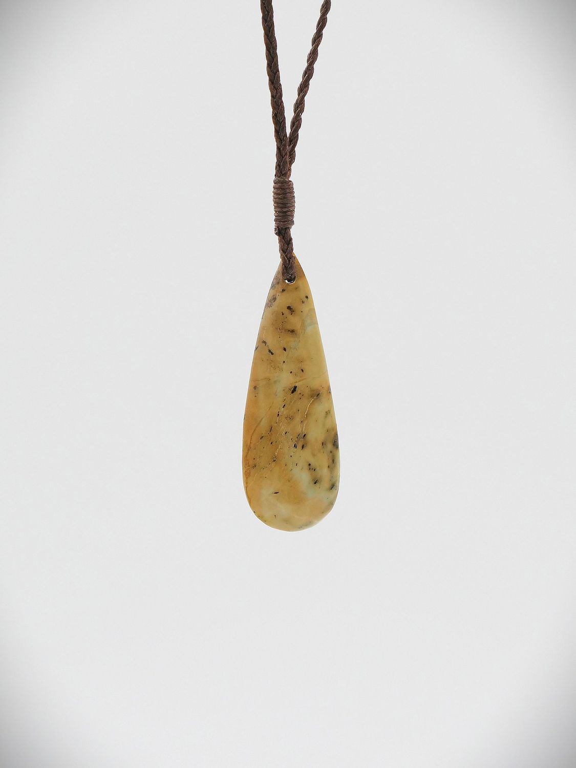 Moko Pounamu Roimata NZ Genuine Raukaraka Greenstone - Makarora