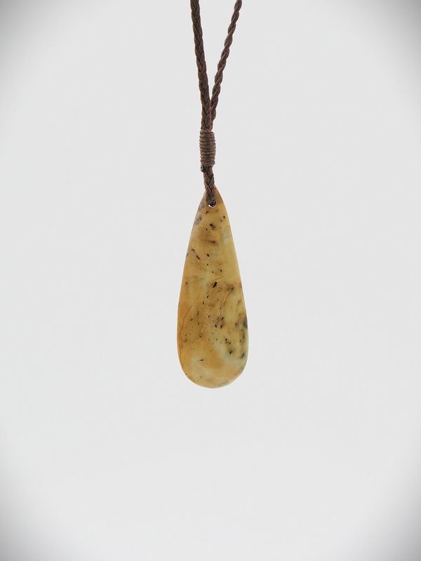 Moko Pounamu Roimata NZ Genuine Raukaraka Greenstone - Makarora