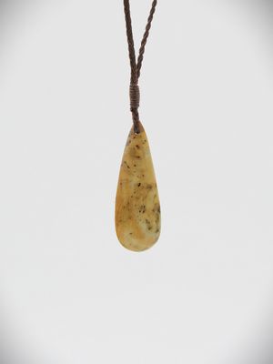 Moko Pounamu Roimata NZ Genuine Raukaraka Greenstone - Makarora