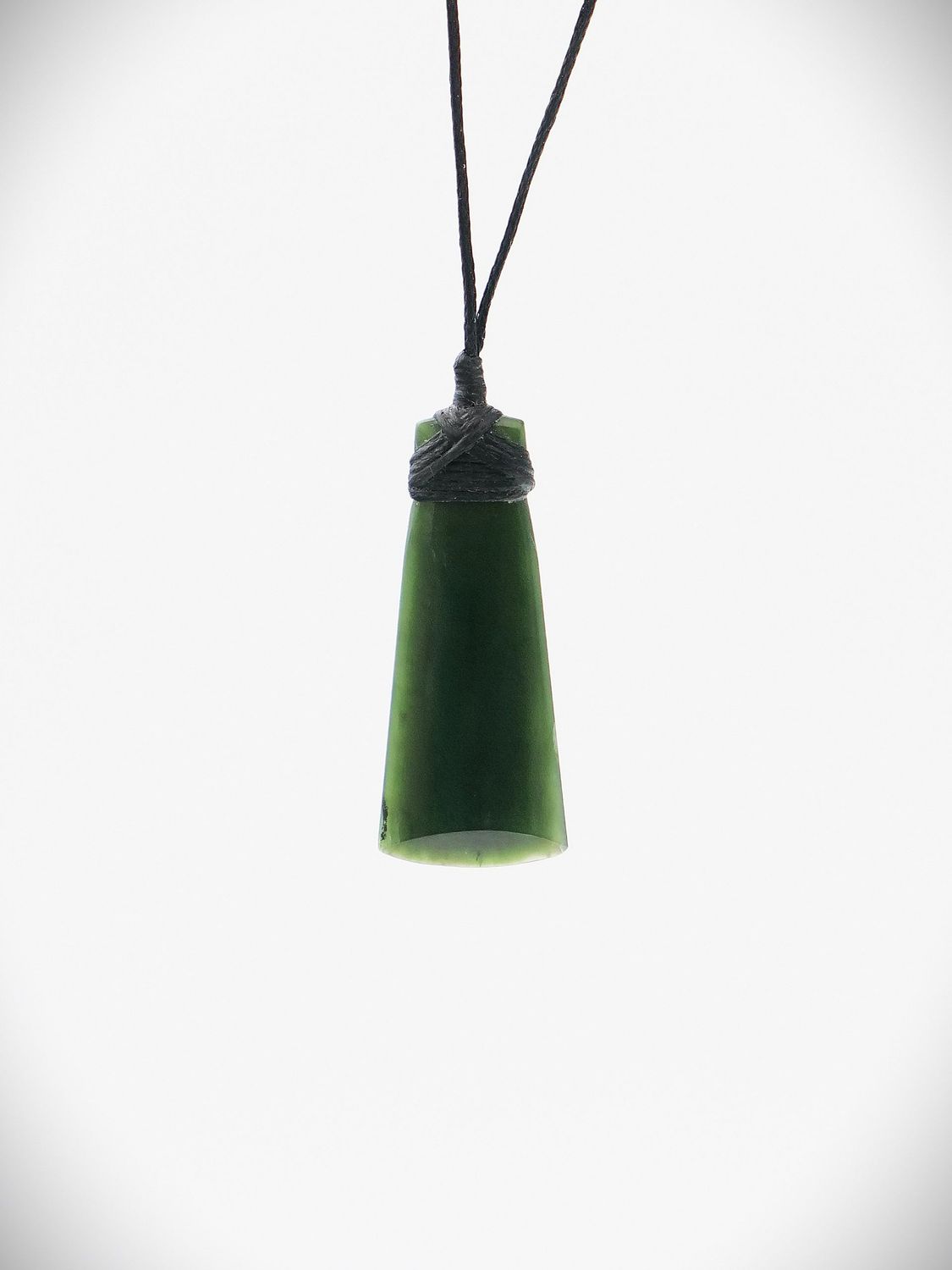Moko Pounamu Toki NZ Genuine Kawakawa Greenstone - Waiau