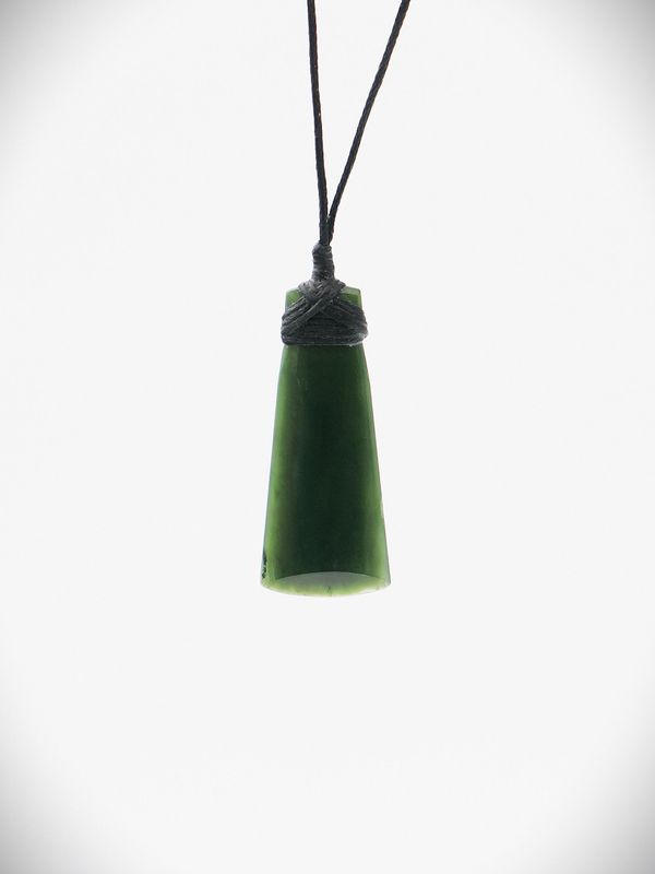 Moko Pounamu Toki NZ Genuine Kawakawa Greenstone - Waiau