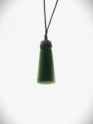 Moko Pounamu Toki NZ Genuine Kawakawa Greenstone - Waiau