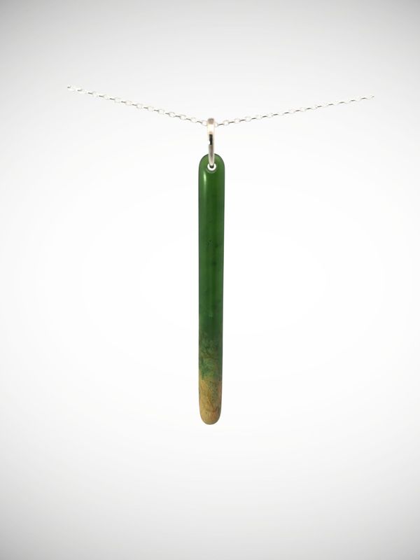 Moko Pounamu Roimata (Teardrop) NZ Genuine Kahurangi Flower Greenstone - Moanauta