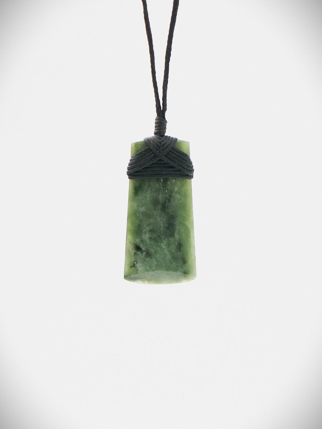 Moko Pounamu Pepe Toki NZ Genuine Kokopu Greenstone - Tokomaru