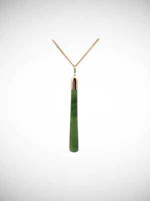 Moko Pounamu Roimata (Teardrop) NZ Genuine Kahurangi & 9ct Gold - Takitimu