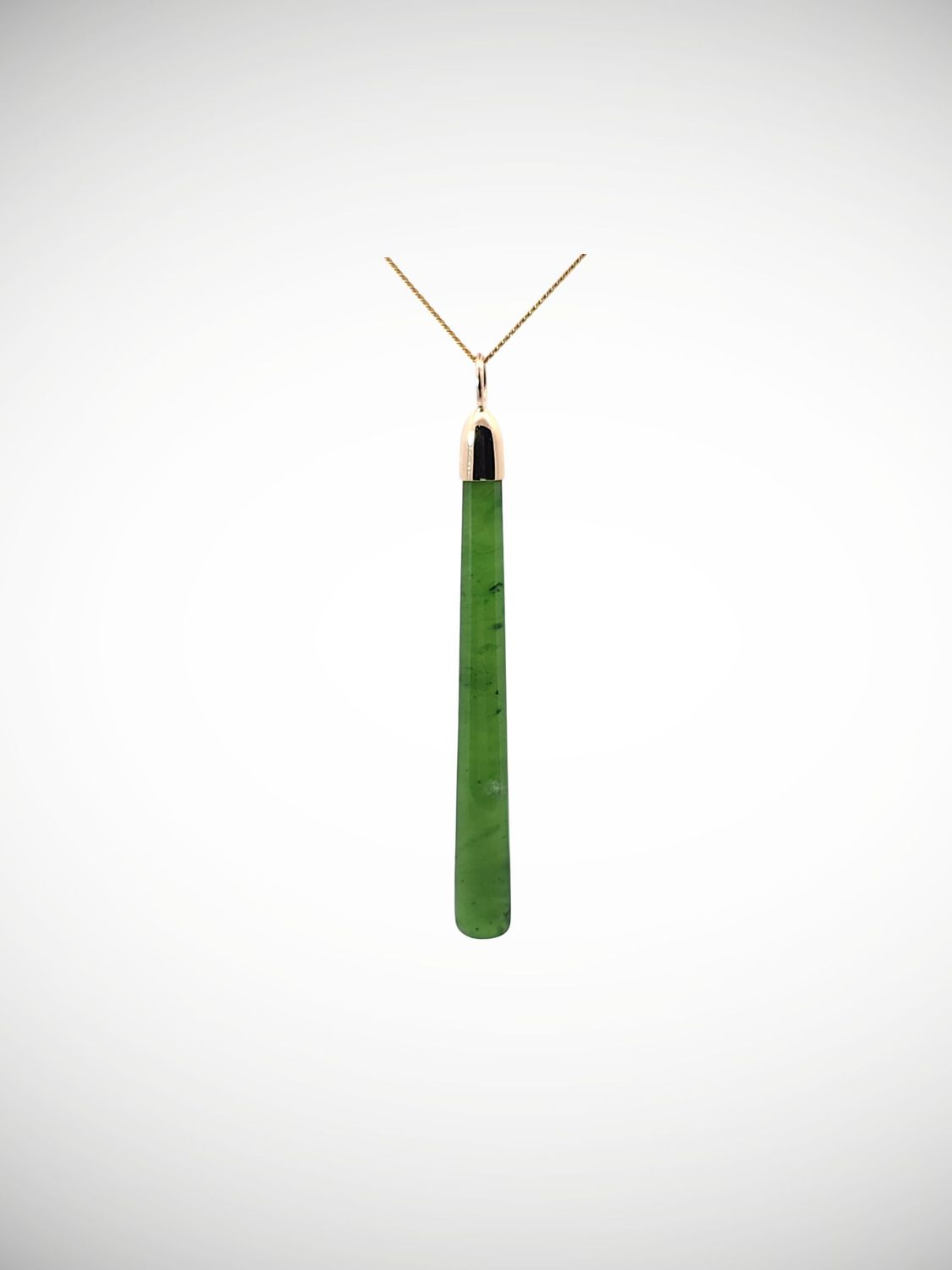 Moko Pounamu Roimata (Teardrop) NZ Genuine Kahurangi & 9ct Gold - Te Motumotu