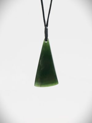 Moko Pounamu Toki NZ Genuine Kawakawa Greenstone - Tikokino