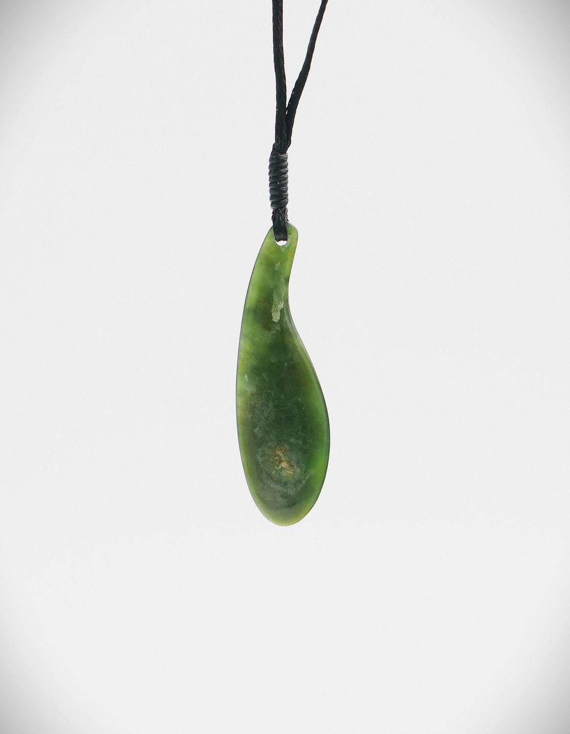 Moko Pounamu Roimata (Teardrop) NZ Genuine Kawakawa Greenstone - Tapora