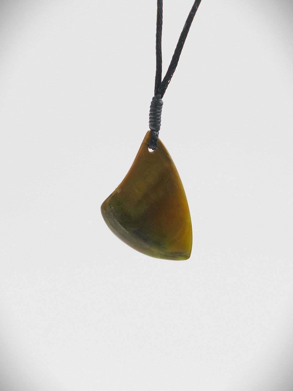 Moko Pounamu Kuru (Drop) NZ Genuine Raukaraka Greenstone - Puketeraki