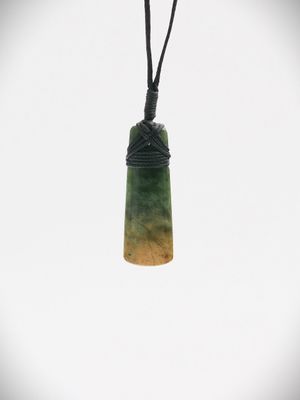 Moko Pounamu Toki NZ Genuine Marsden Flower Greenstone - Taoroa