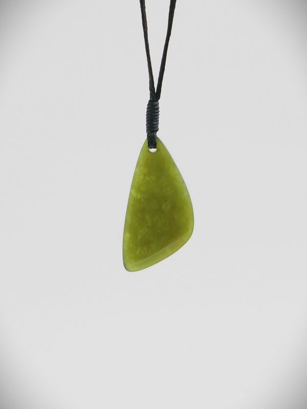 Moko Pounamu Roimata (Teardrop) NZ Genuine Inanga Greenstone - Wakarara