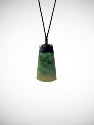 Moko Pounamu Toki NZ Genuine Kahotea Greenstone - Kakara