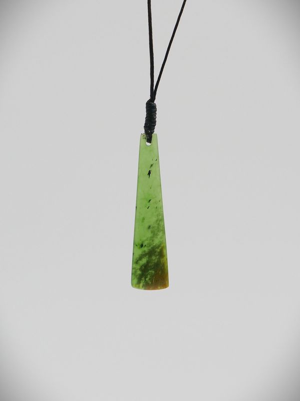 Moko Pounamu Kuru NZ Genuine Kahurangi Flower Greenstone - Tikokino