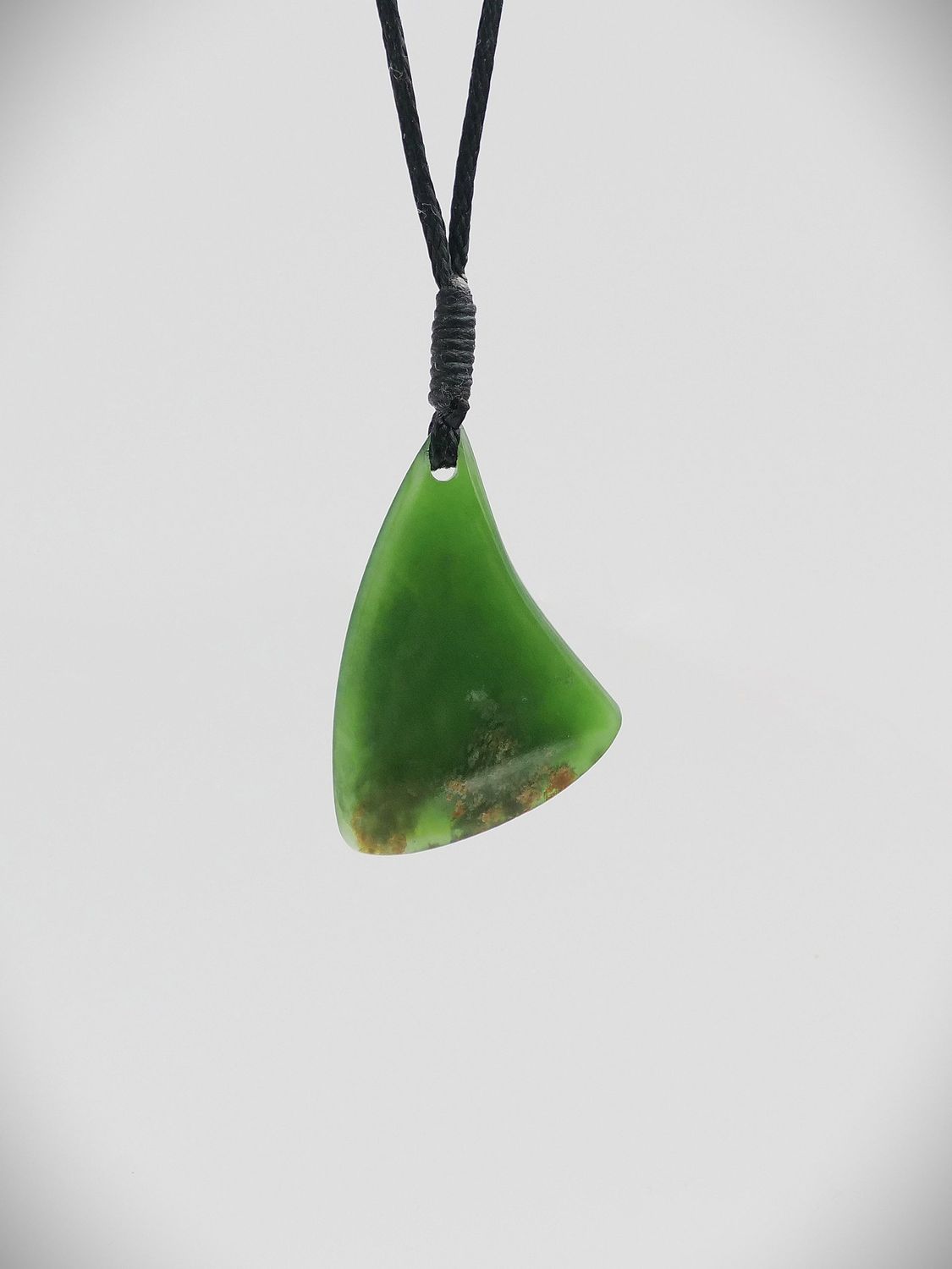 Moko Pounamu Kuru NZ Genuine Kahurangi Flower Greenstone - Porangahau