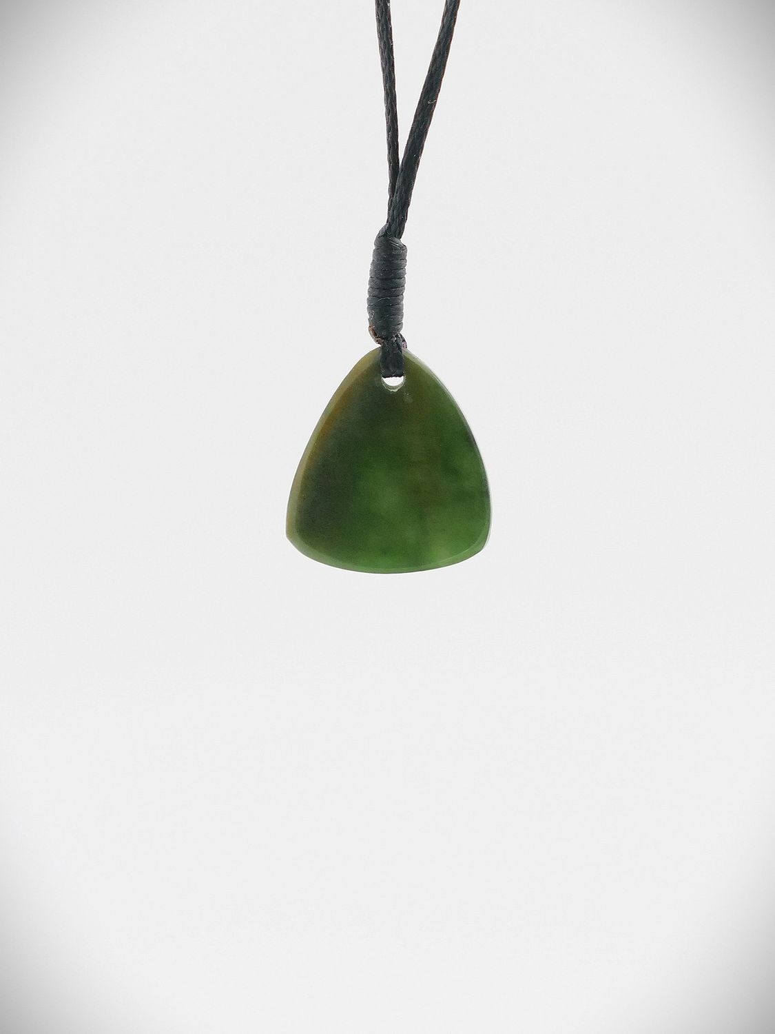 Moko Pounamu Kuru Drop NZ Genuine Kawakawa Greenstone - Rangiwahia