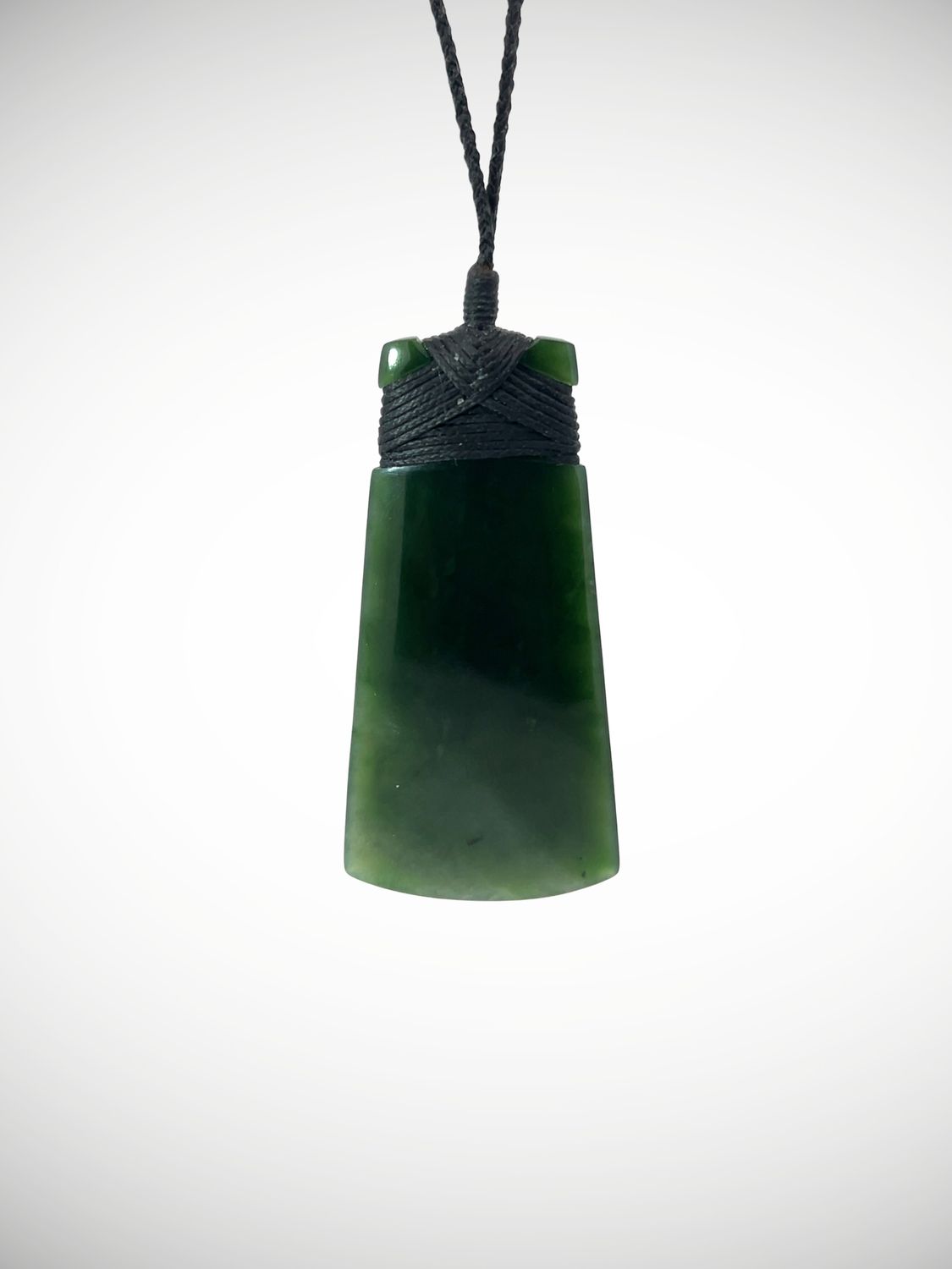 Moko Pounamu Toki NZ Genuine Kawakawa Greenstone - Takaka