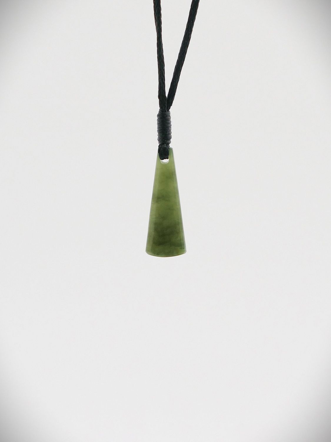 Moko Pounamu Kuru Drop NZ Genuine Kawakawa Greenstone - Papatupu