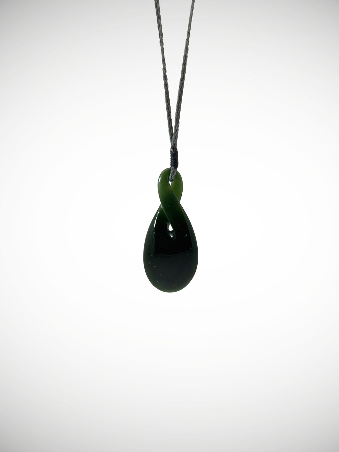 Moko Pounamu Pikorua (Twist) NZ Genuine Kawakawa Greenstone - Puhi