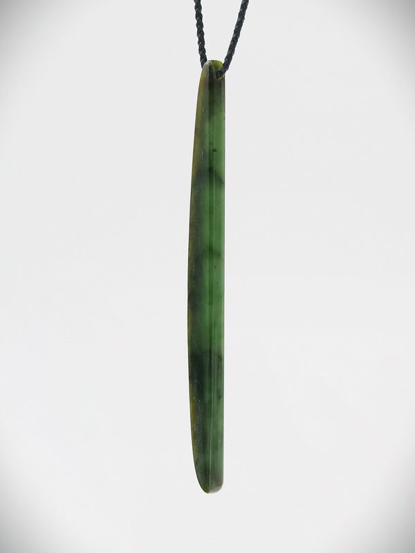 Moko Pounamu Kuru NZ Genuine Kawakawa Greenstone - Kumeroa