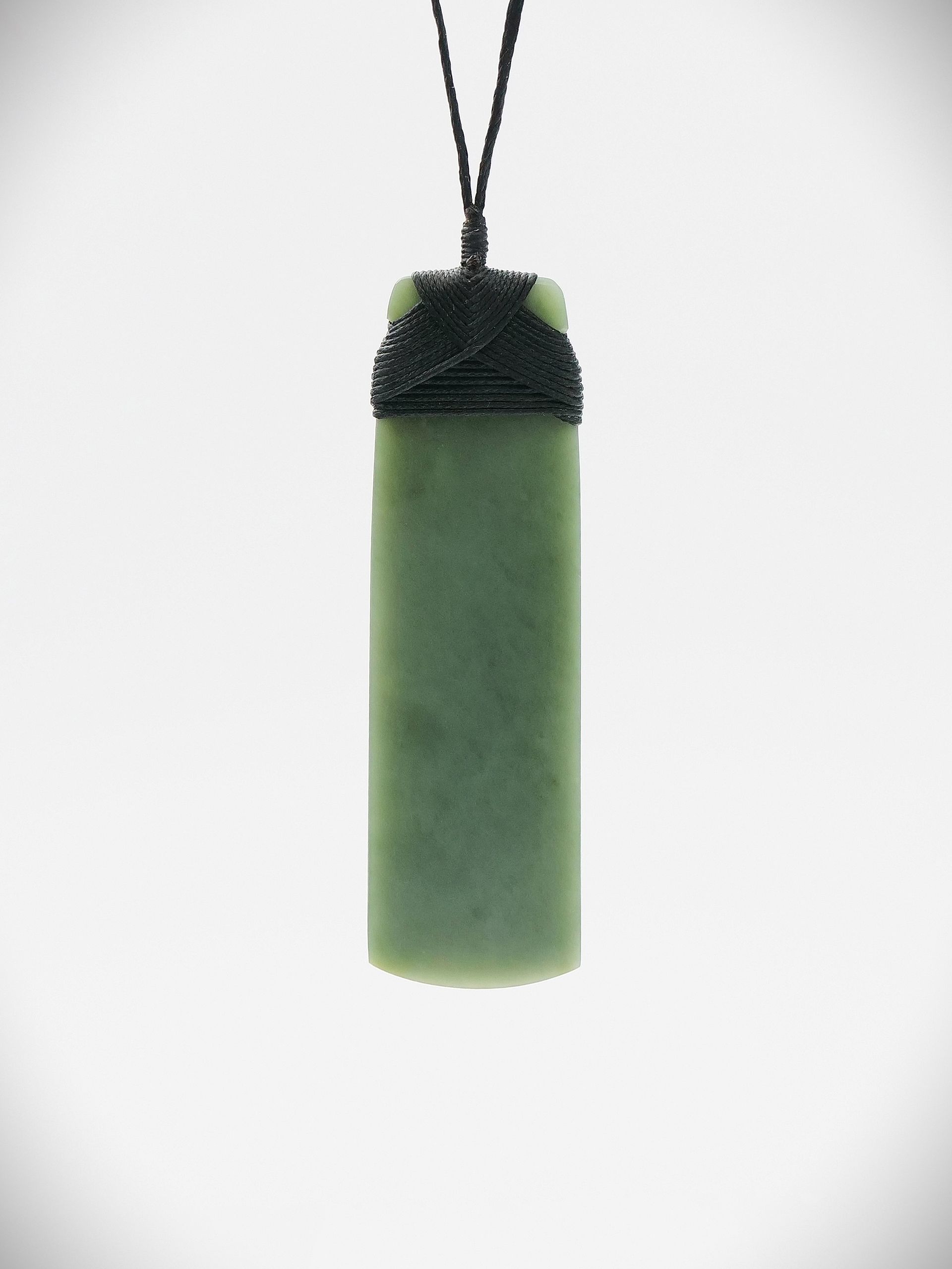 Moko Pounamu Toki NZ Genuine Inanga Greenstone - Ruataniwha