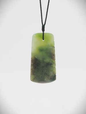 Moko Pounamu Notched Toki NZ Genuine Totoweka Greenstone - Whangaripo