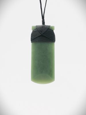 Moko Pounamu Toki NZ Genuine Inanga Greenstone - Tongariro