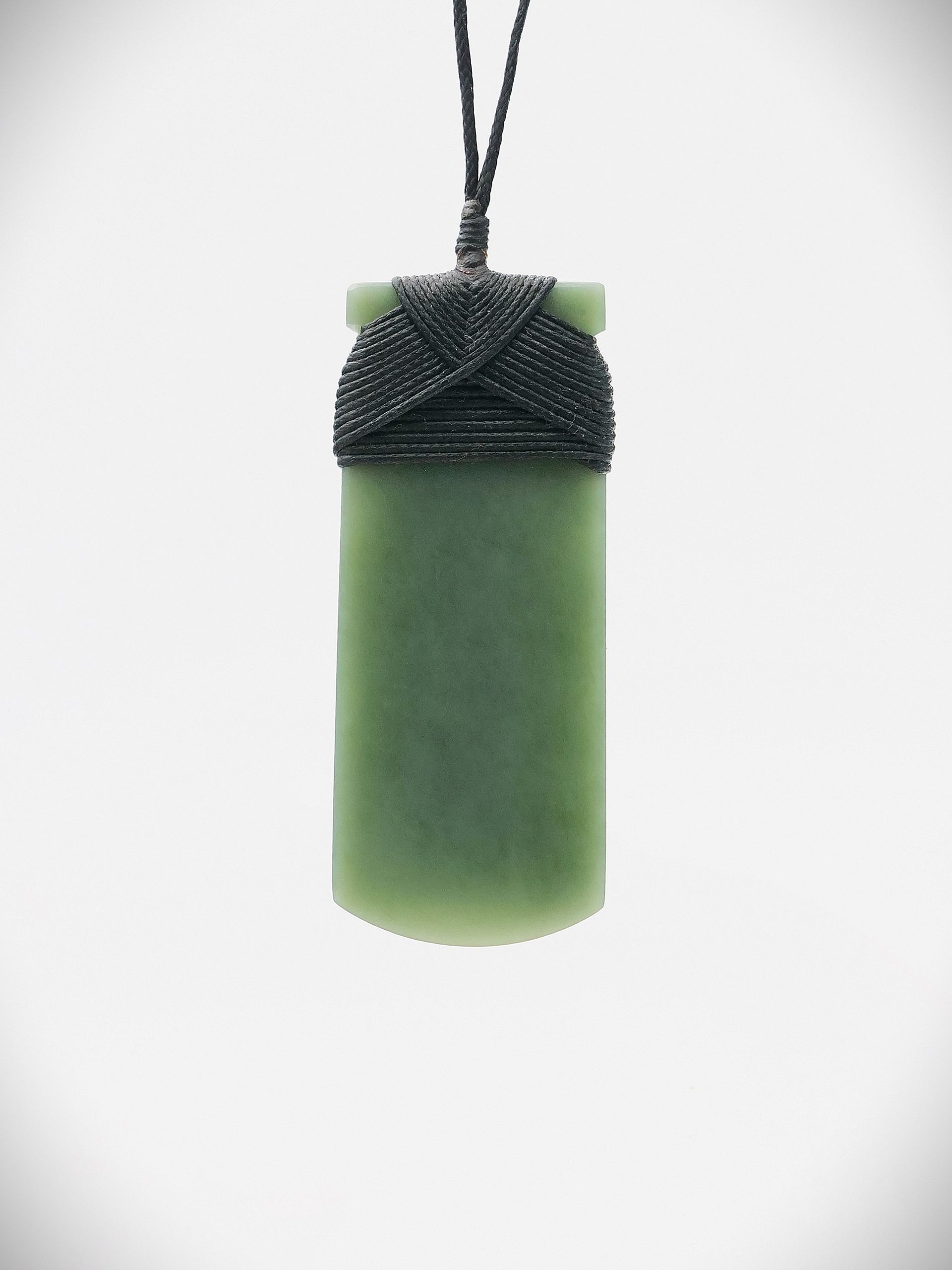 Moko Pounamu Toki NZ Genuine Inanga Greenstone - Tongariro