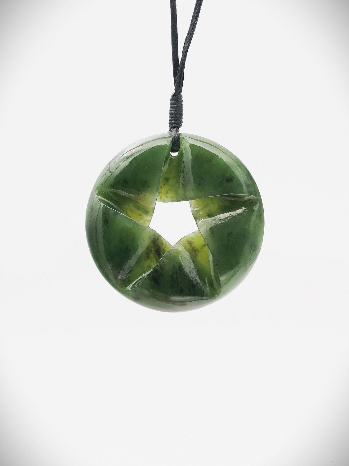 Moko Pounamu Southern Cross NZ Genuine Kawakawa Greenstone - Puketitiri