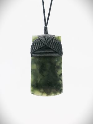 Moko Pounamu Toki NZ Genuine Kawakawa Greenstone - Waiuku