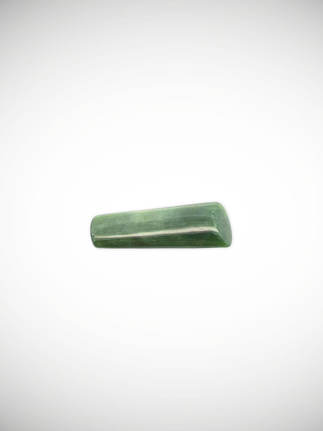 Moko Pounamu Kawakawa Flower Greenstone Freeform Cabochon  #206