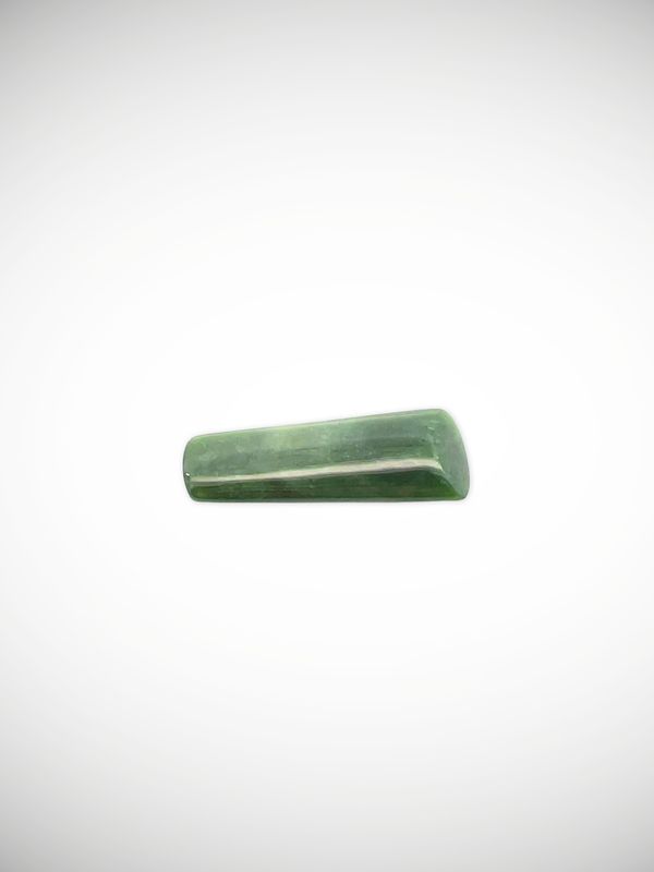 Moko Pounamu Kawakawa Flower Greenstone Freeform Cabochon  #206