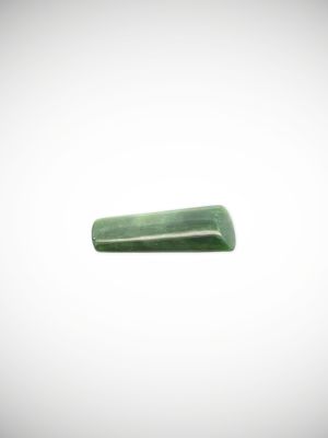 Moko Pounamu Kawakawa Flower Greenstone Freeform Cabochon  #206