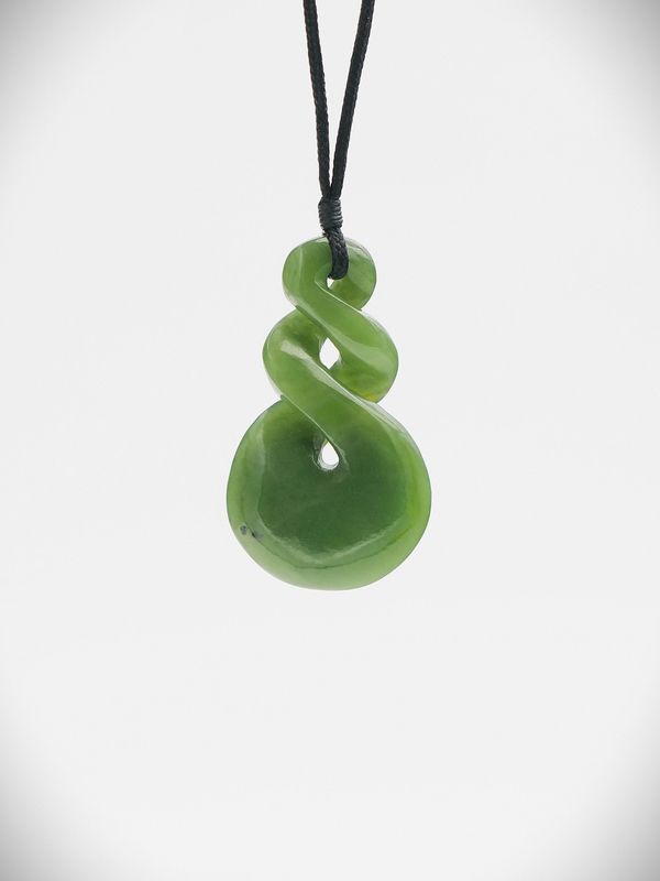 Moko Pounamu Pikorua NZ Genuine Kahurangi Greenstone - Titahi
