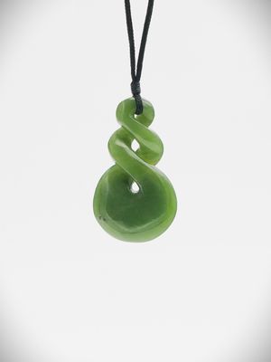 Moko Pounamu Pikorua NZ Genuine Kahurangi Greenstone - Titahi