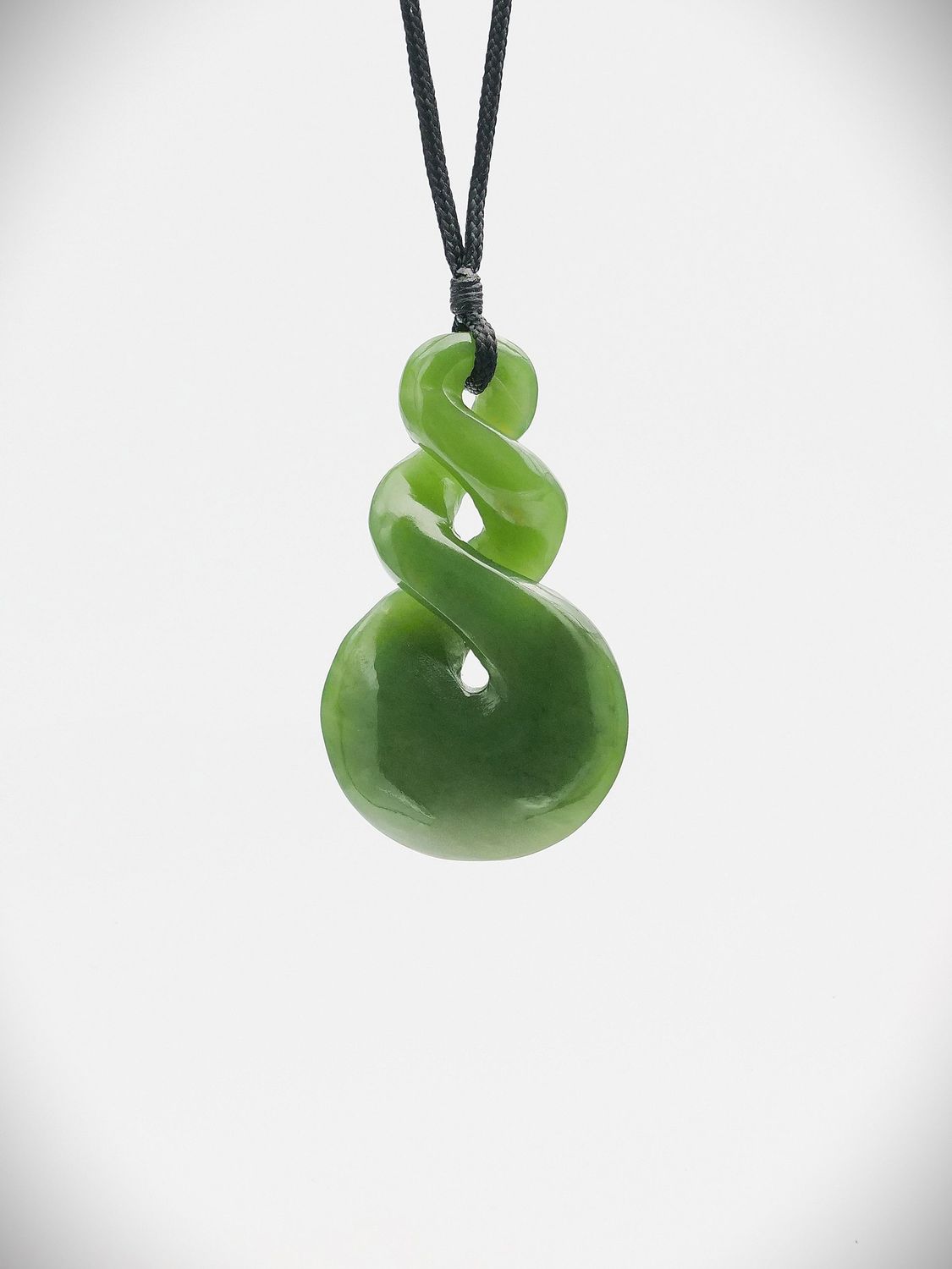 Moko Pounamu Pikorua NZ Genuine Kahurangi Greenstone - Otamauri