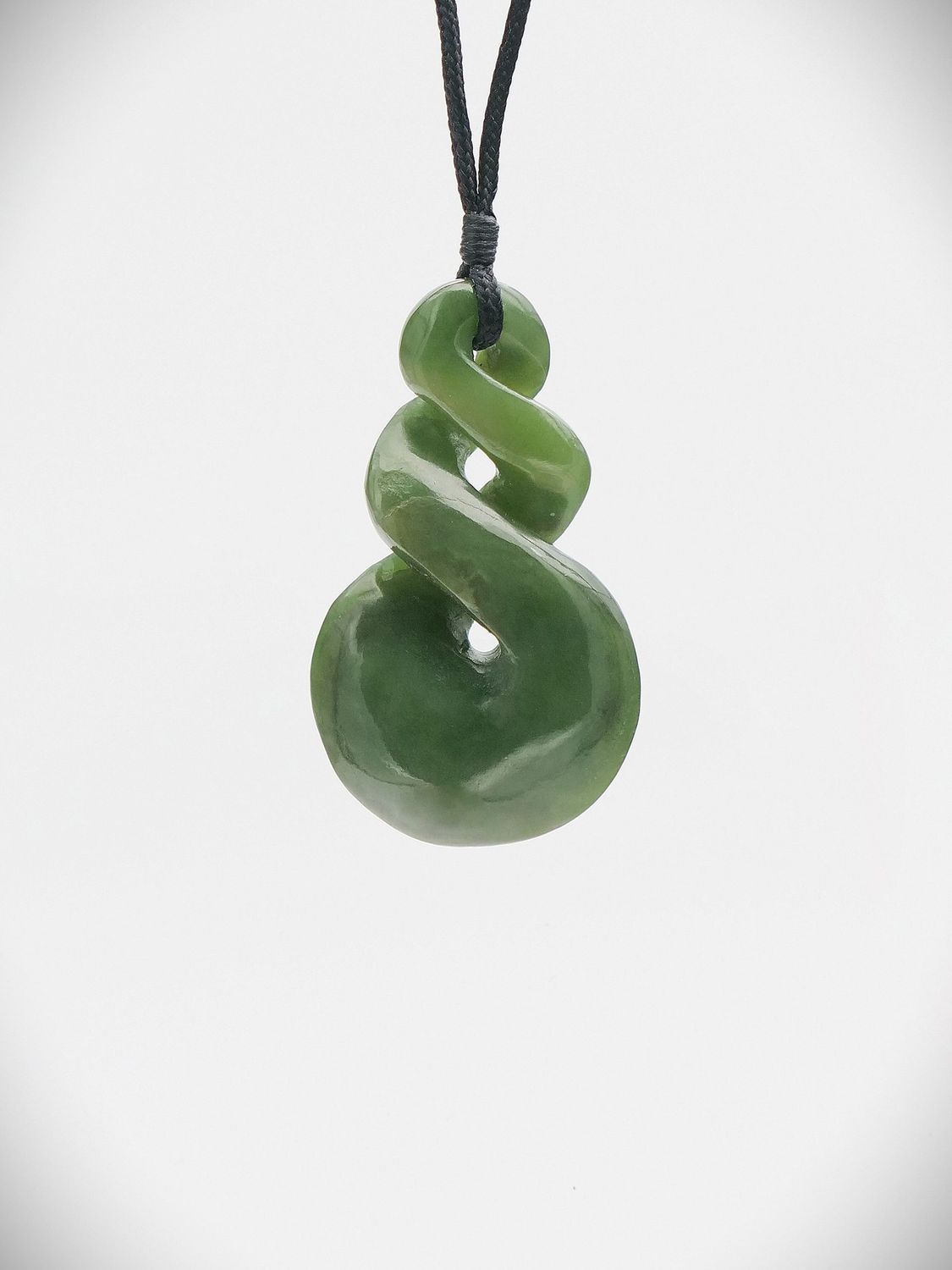 Moko Pounamu Pikorua NZ Genuine Kahurangi Greenstone - Haumoana