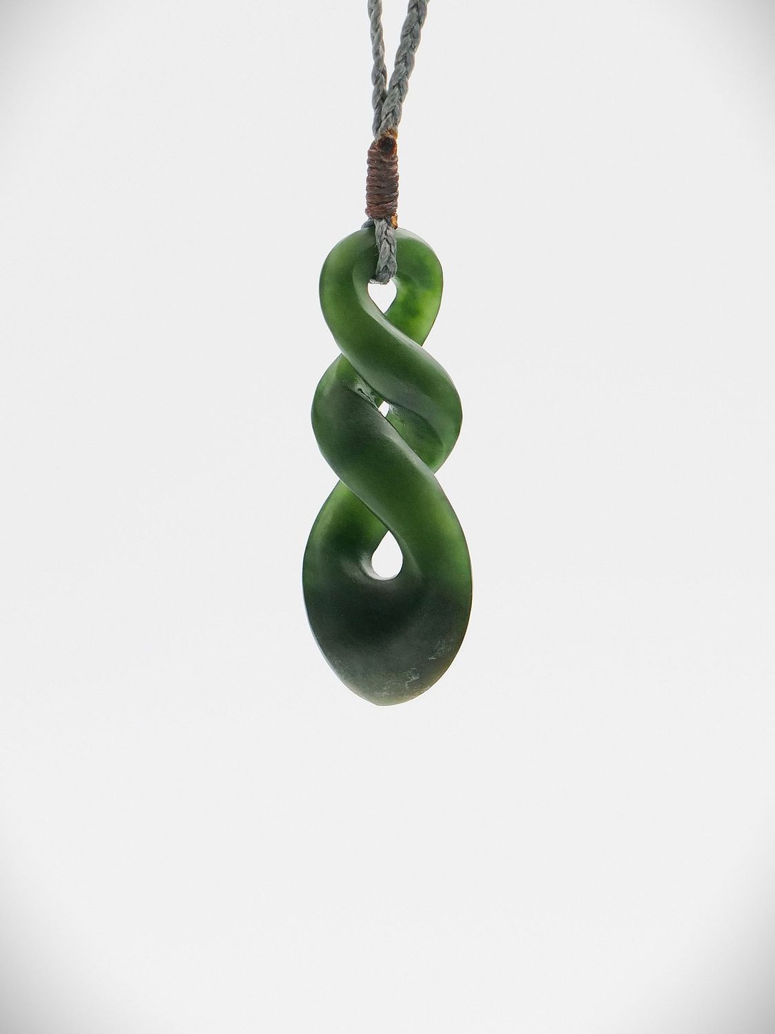 Moko Pounamu Pikorua NZ Genuine Kawakawa Greenstone - Kahutara