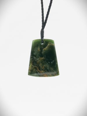 Moko Pounamu Toki NZ Genuine Marsden Flower Greenstone - Taoroa